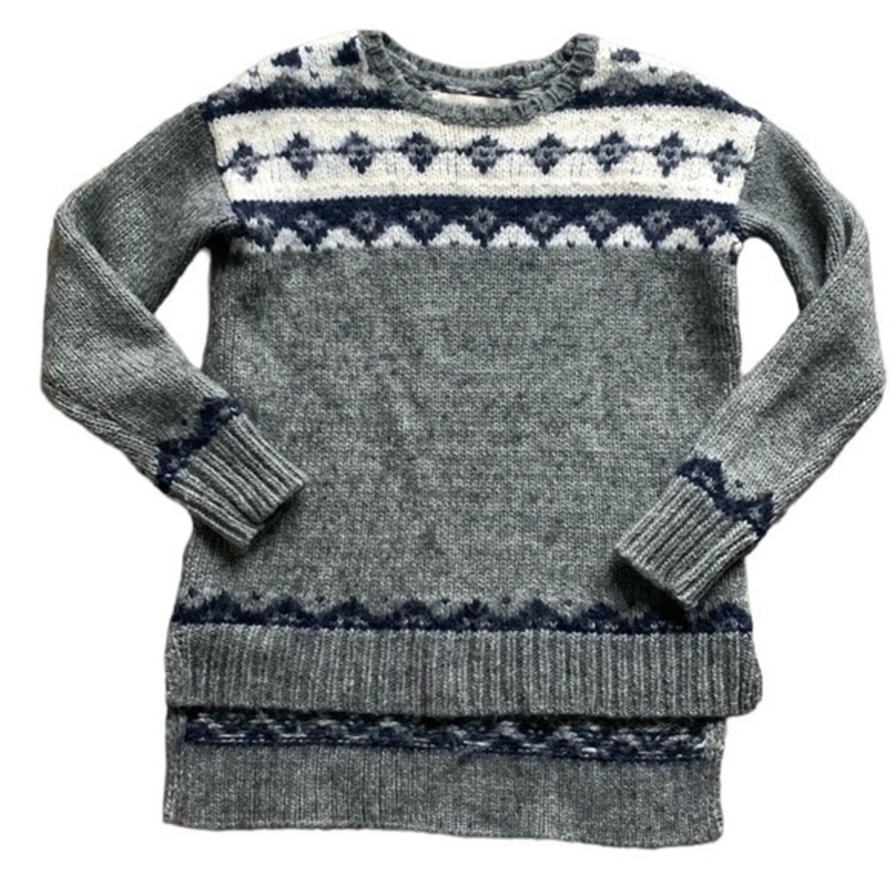 LOFT Fair Isle Wool Blend Sweater Size XXSP